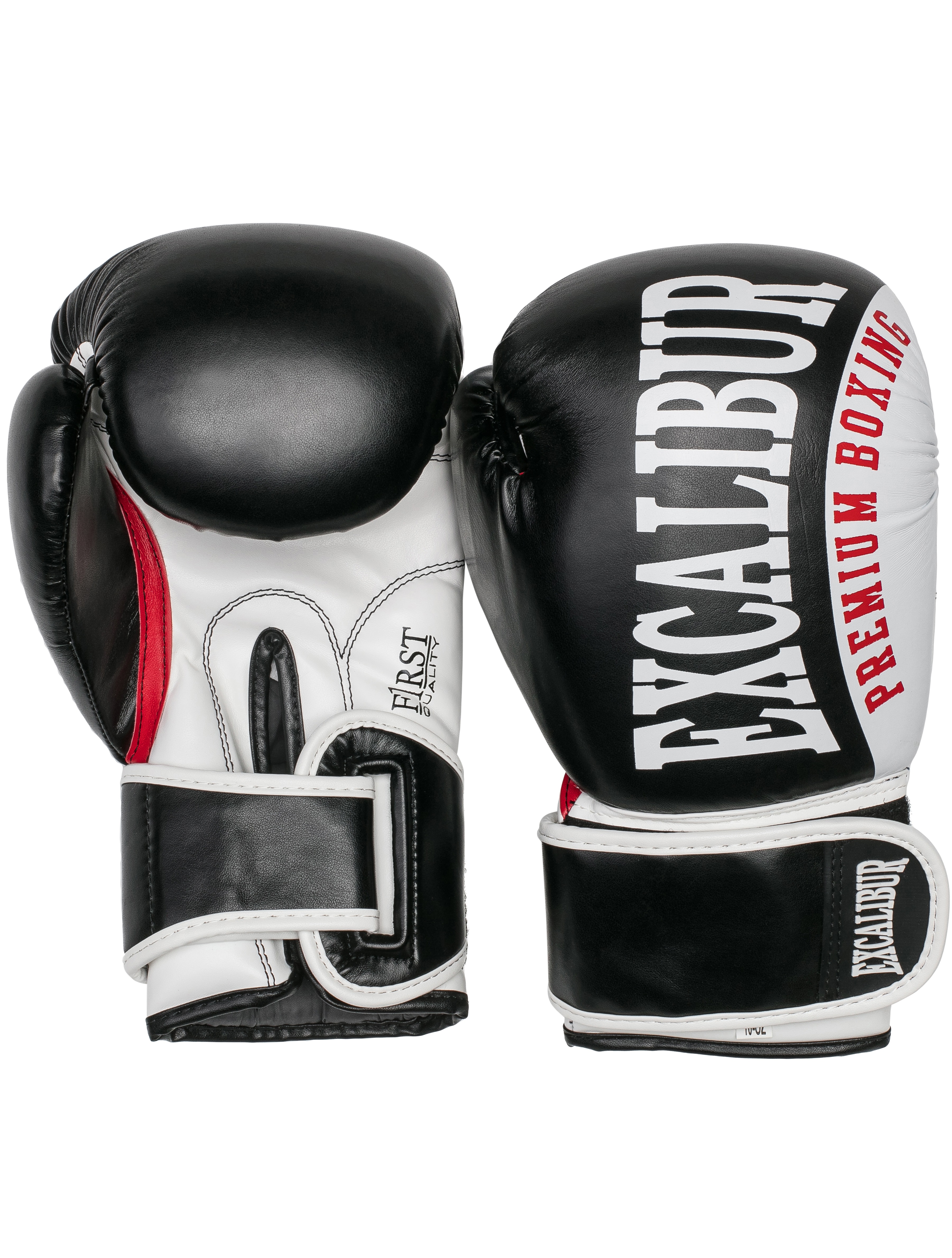 Перчатки боксерские Excalibur 8019-03 Black/White PU
