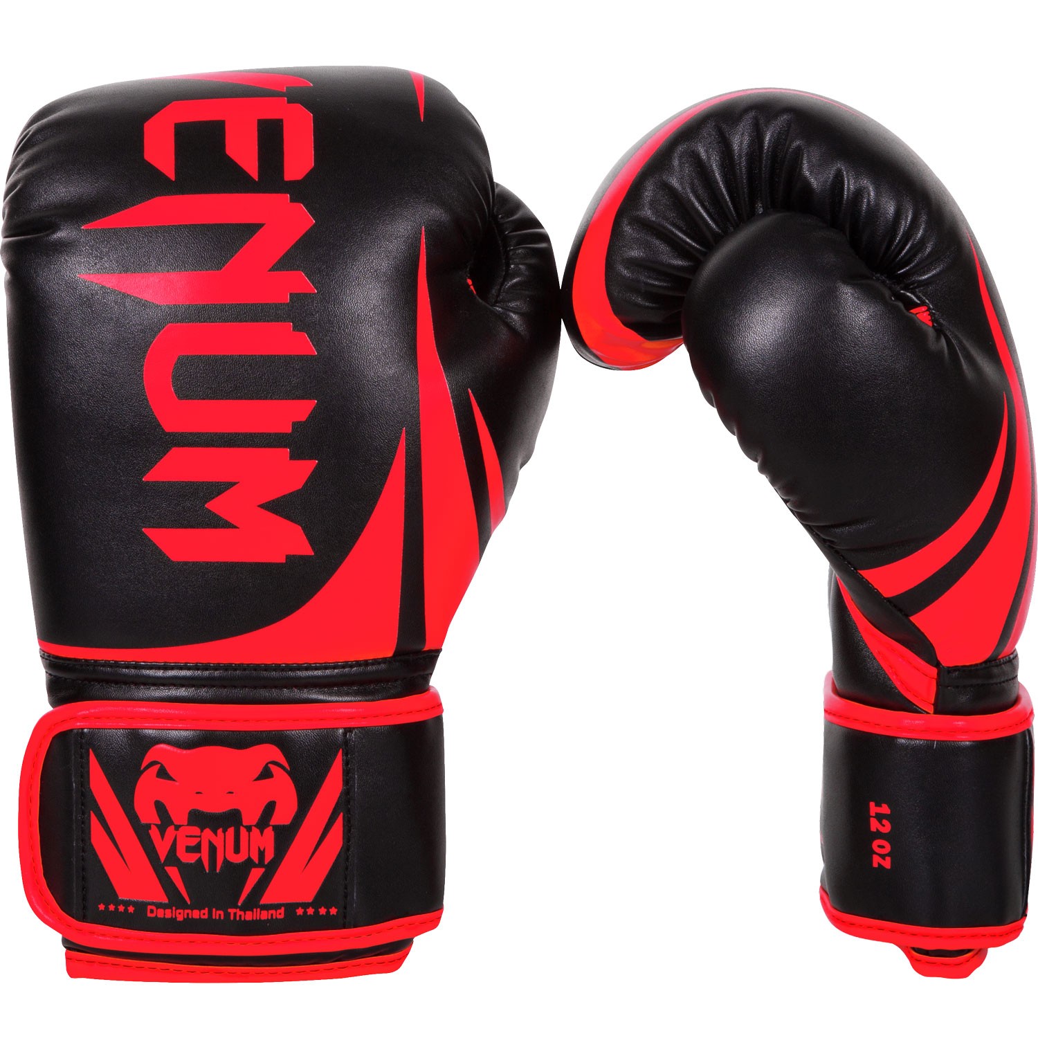 Перчатки боксерские Venum Challenger 2.0 Neo Black/Red