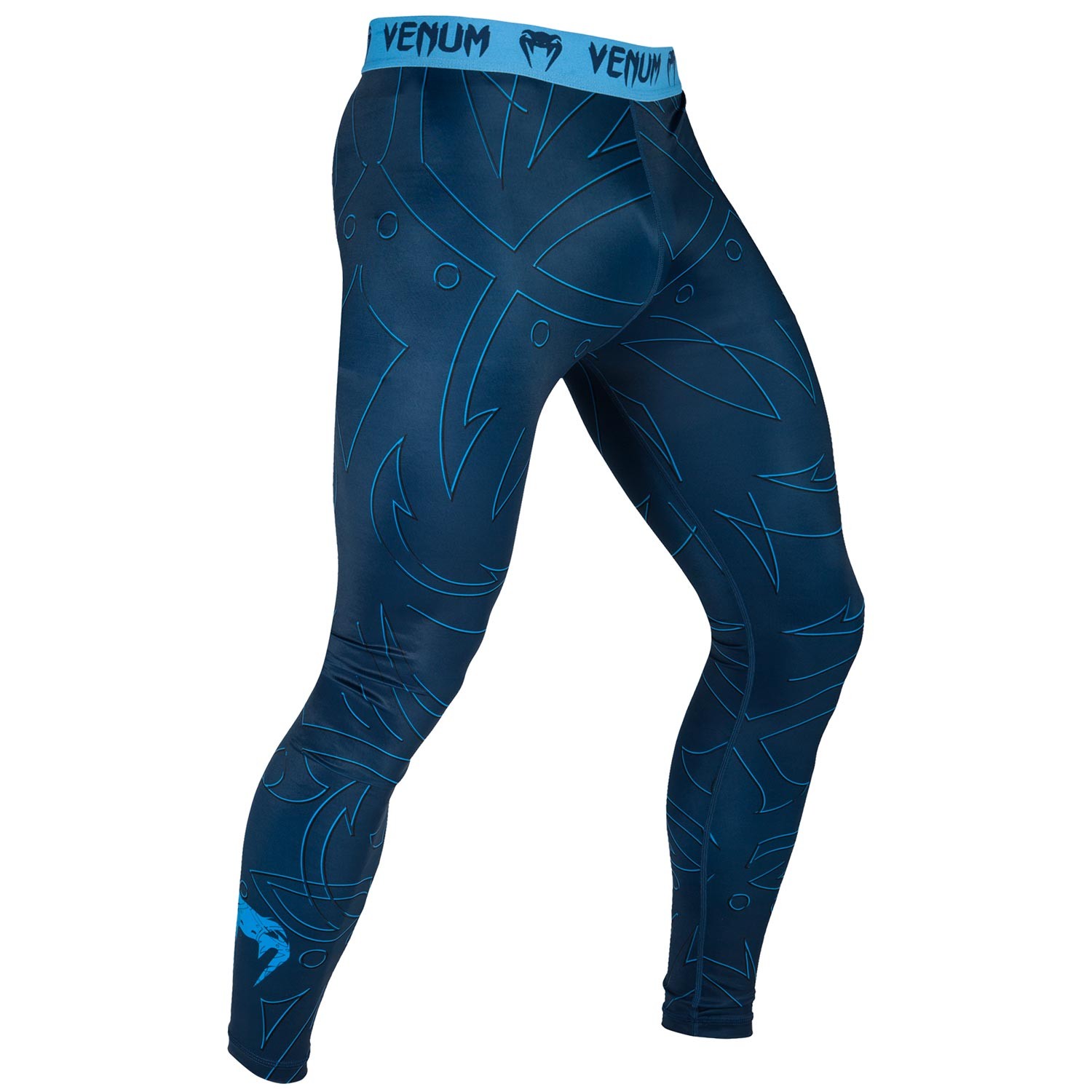 Компрессионные штаны Venum Nightcrawler Navy Blue