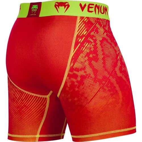 Компрессионные шорты Venum Fusion Compression Shorts - Orange Yellow
