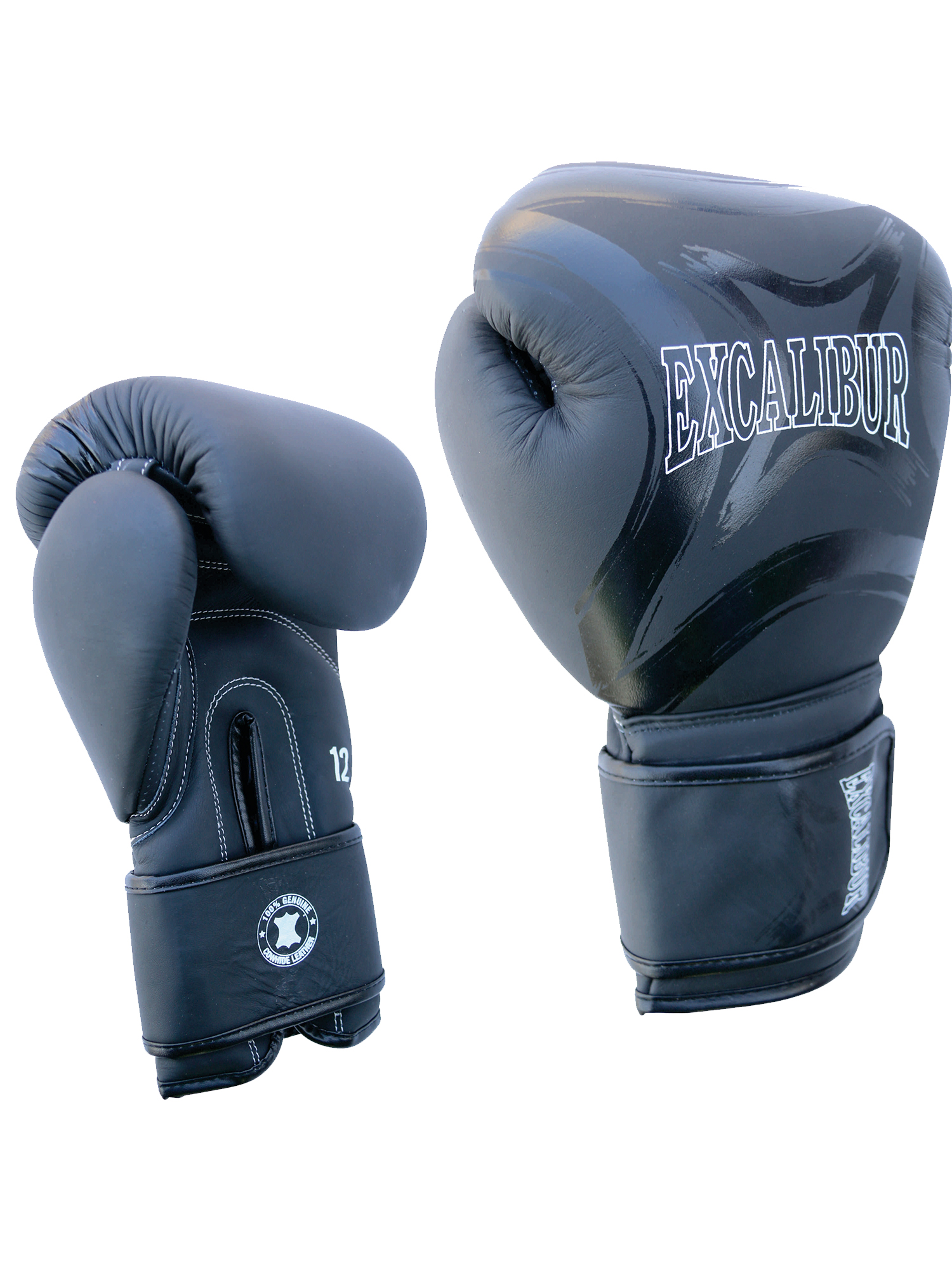 Перчатки боксерские Excalibur 8046/01 Black/White PU