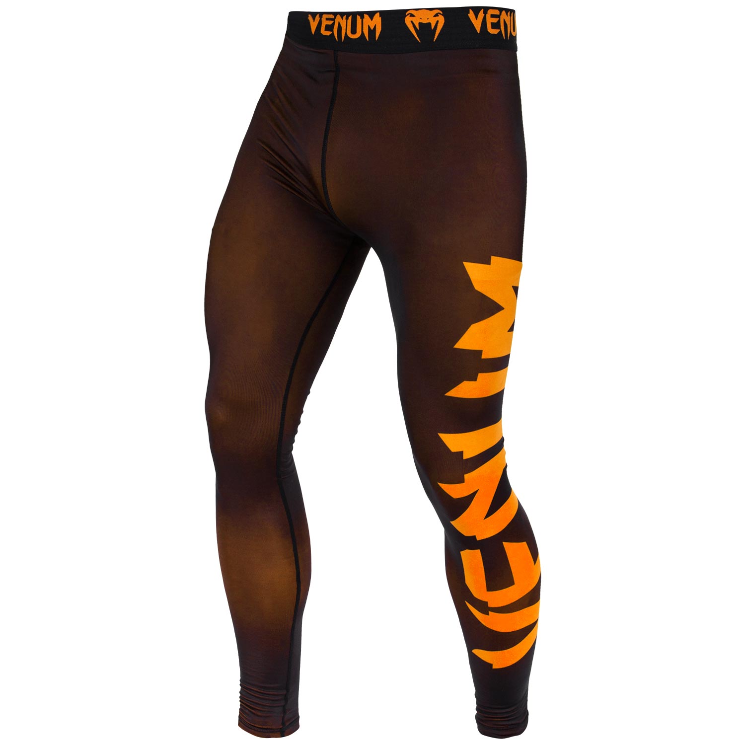Компрессионные штаны Venum Giant Black/Orange