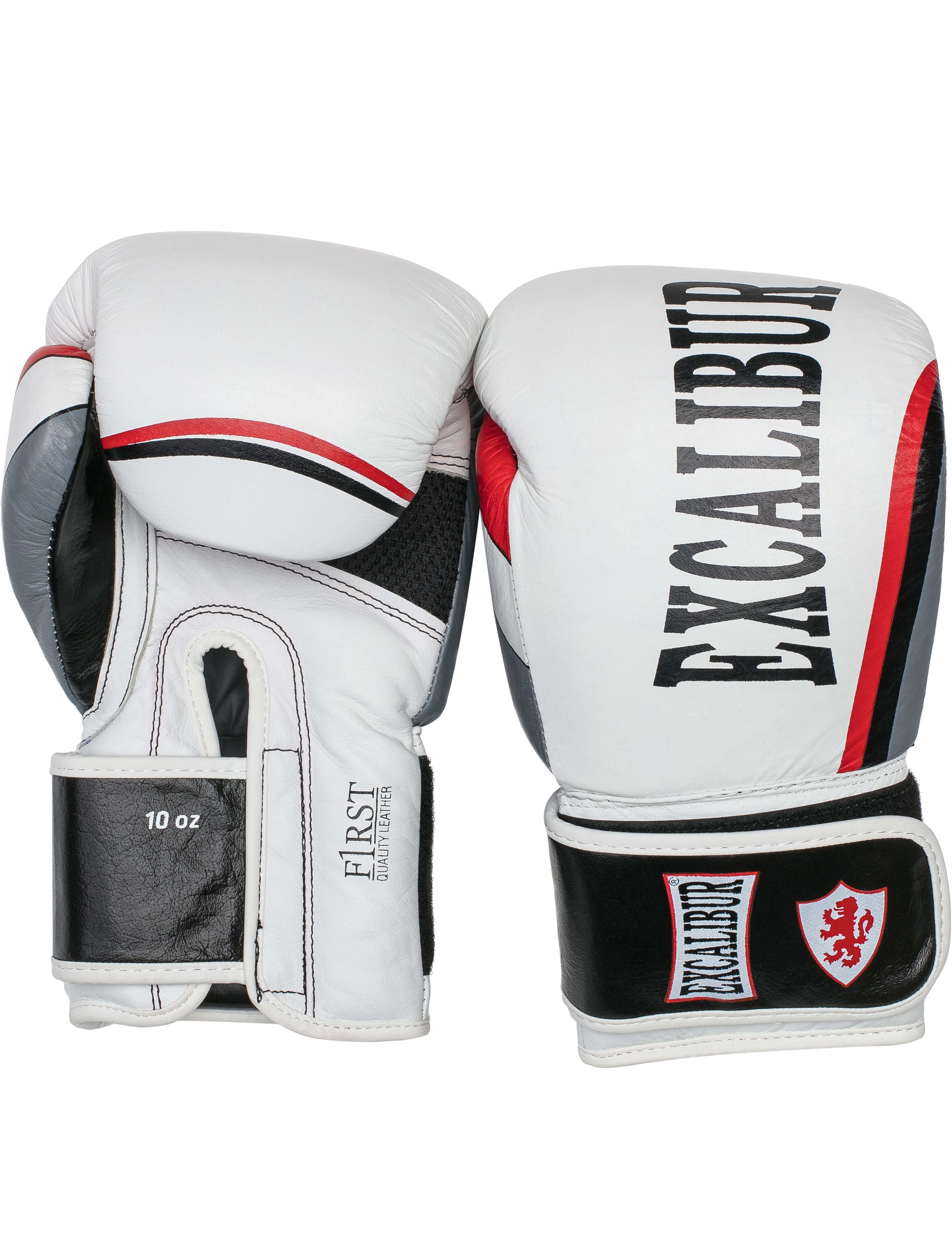 Перчатки боксерские Excalibur 8001-02 White/Black Buffalo