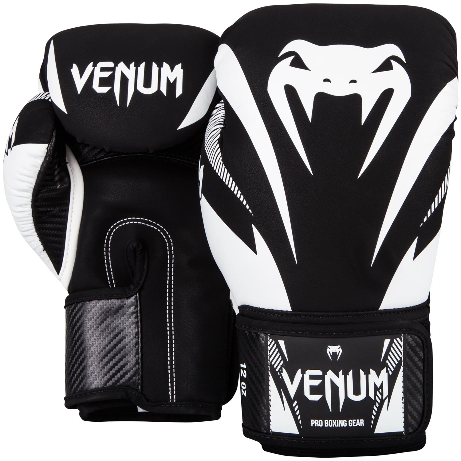 Перчатки боксерские Venum Impact Black/White