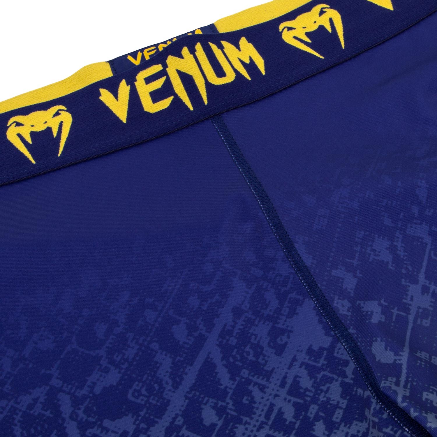 Компрессионные штаны Venum Tropical Blue/Yellow