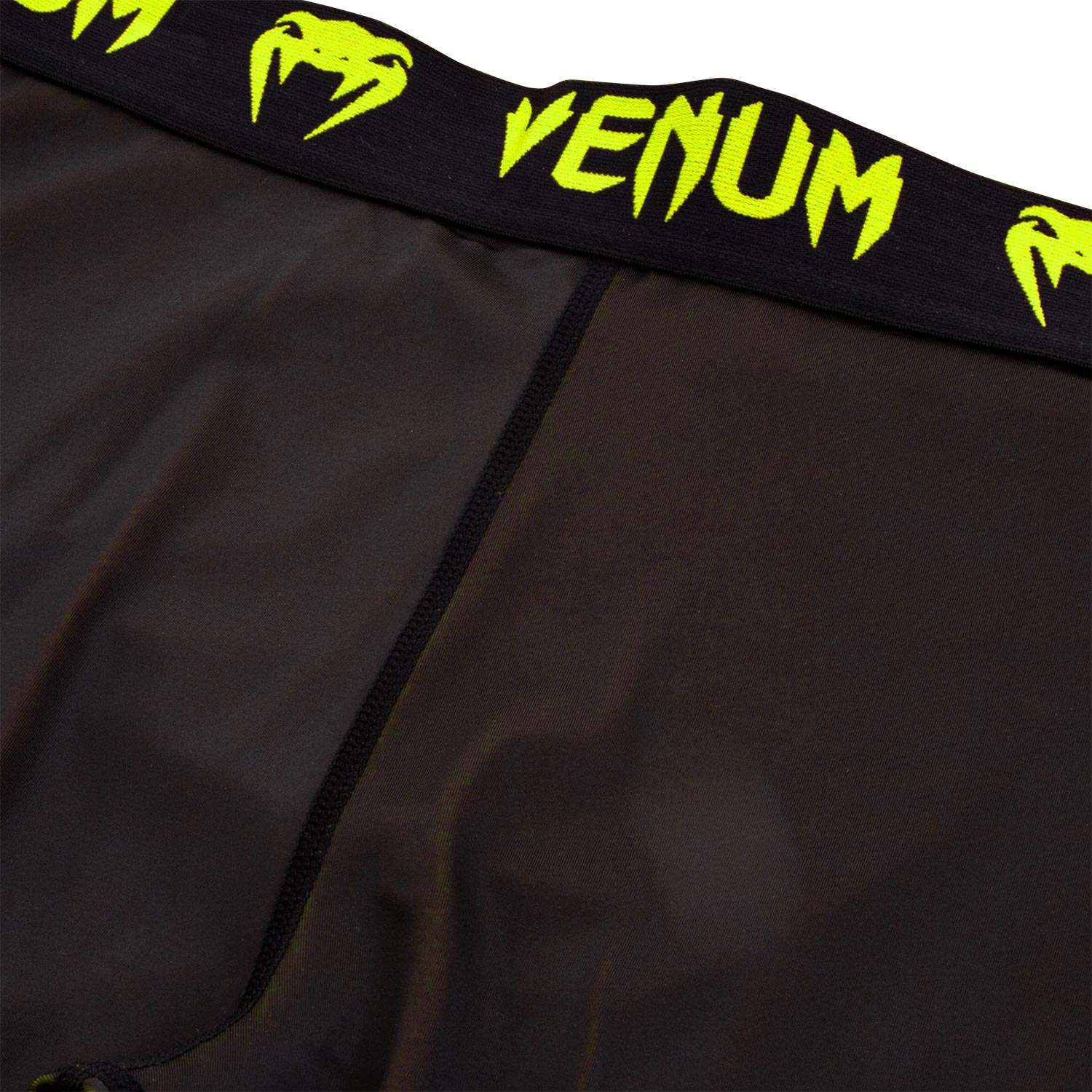 Компрессионные штаны Venum Giant Black/Yellow