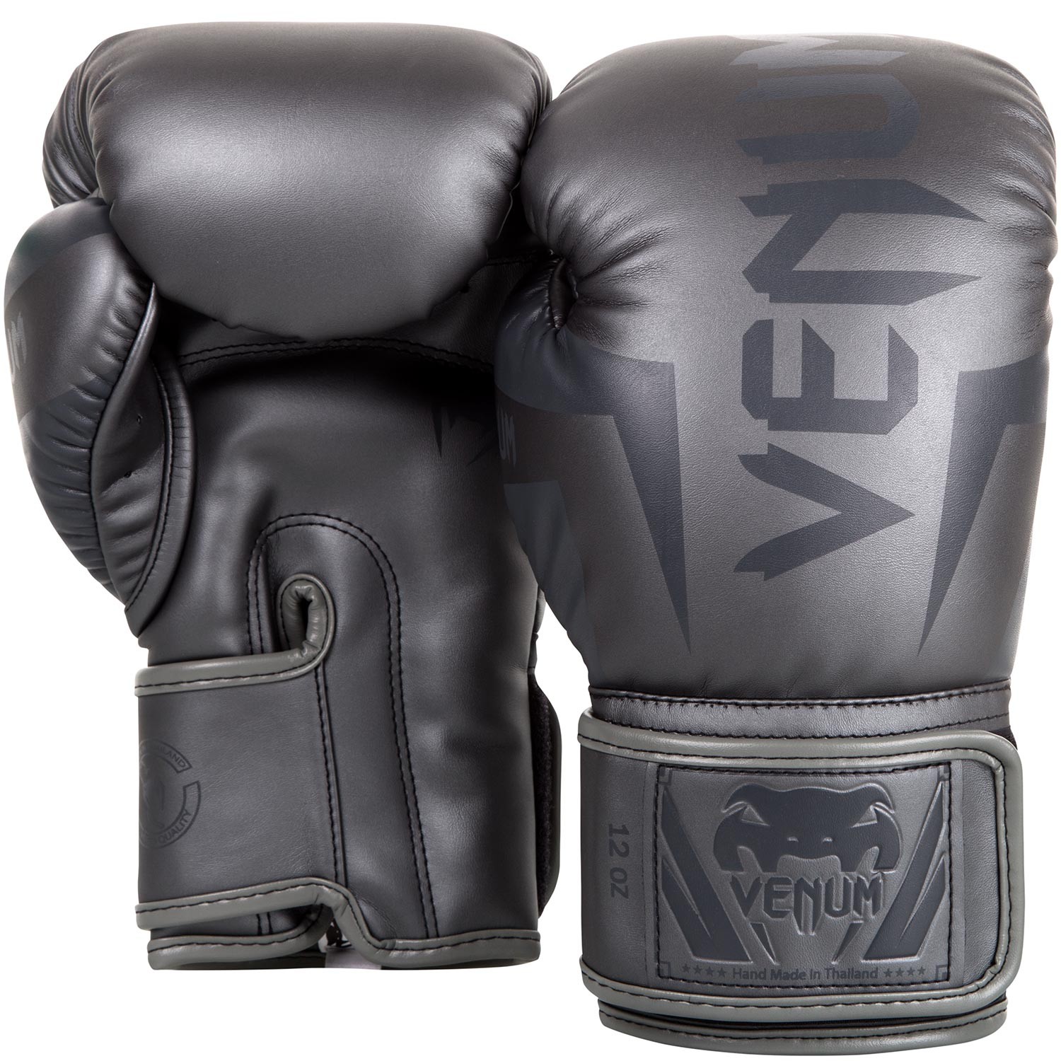 Перчатки боксерские Venum Elite Grey/Grey