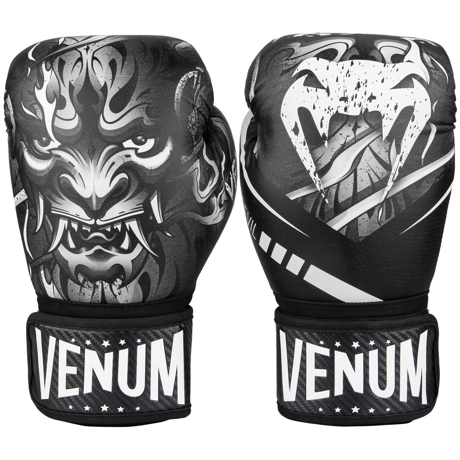 Перчатки боксерские Venum Devil White/Black