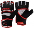 Перчатки спортивные Kango KMA-249 Black Red/White